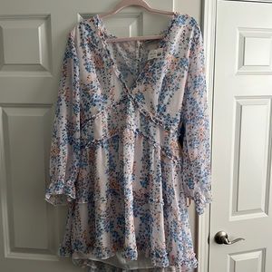 Gorgeous floral dress size 2X NWT